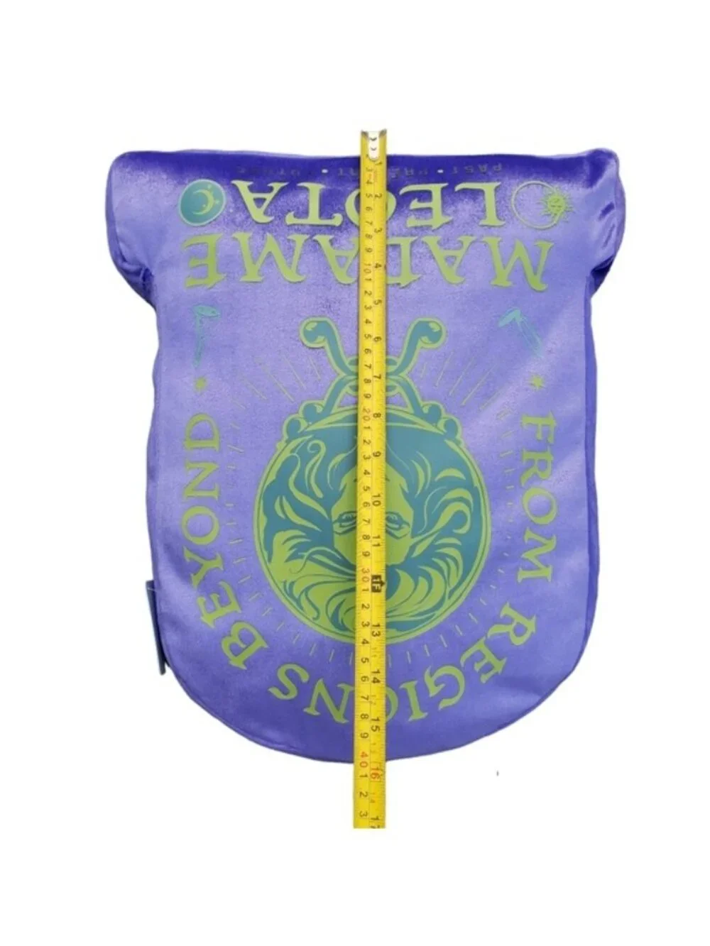 Disney Parks Haunted Mansion Madame Leota Pillow Plush Purple Tombstone